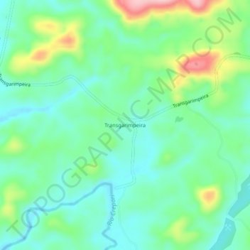 Transgarimpeira地形图、海拔、地势