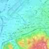 牛埔地形图、海拔、地势