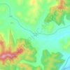 土湾地形图、海拔、地势