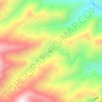 高兴地形图、海拔、地势