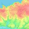 Kervéguen地形图、海拔、地势
