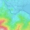 荔枝山村地形图、海拔、地势