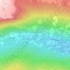 Uvdal地形图、海拔、地势