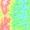 美甘乡地形图、海拔、地势