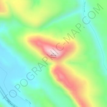 Mount Vincent地形图、海拔、地势