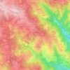 La Borie Basse地形图、海拔、地势