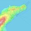 圣克鲁斯-德特内里费地形图、海拔、地势