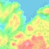 Clashnessie地形图、海拔、地势