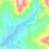 上苑地形图、海拔、地势