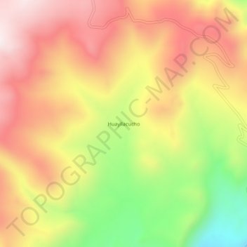Huayllacucho地形图、海拔、地势