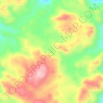 Tabab地形图、海拔、地势