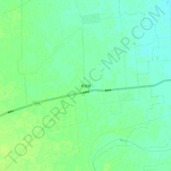 丰田镇地形图、海拔、地势