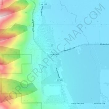 Mottsville地形图、海拔、地势