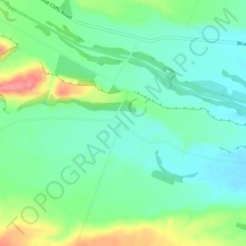 Esk Valley地形图、海拔、地势
