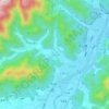 凤坞村地形图、海拔、地势