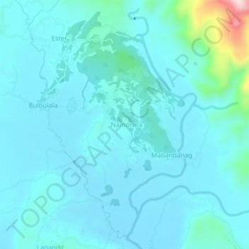 Namoroc地形图、海拔、地势