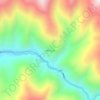喀什扎公巴地形图、海拔、地势