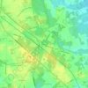 Bishops地形图、海拔、地势