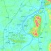 青原区地形图、海拔、地势