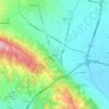 Λητή地形图、海拔、地势