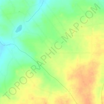 Santa Rita地形图、海拔、地势