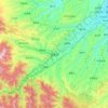临夏县地形图、海拔、地势