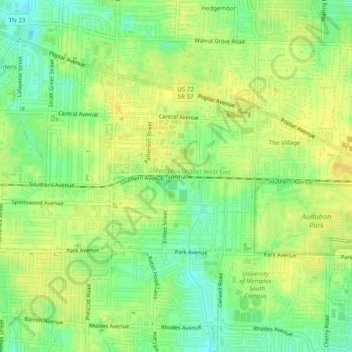Normal地形图、海拔、地势