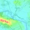 Shillingford地形图、海拔、地势