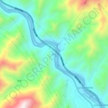 Zege地形图、海拔、地势