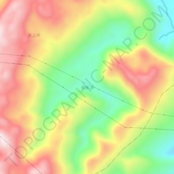宋家湾地形图、海拔、地势