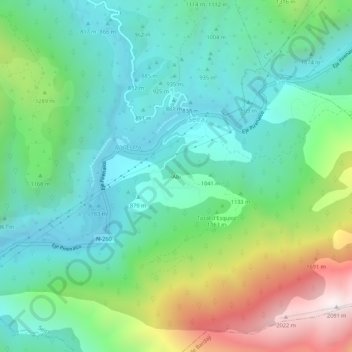 Abi地形图、海拔、地势
