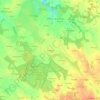 Kergongar地形图、海拔、地势