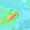 아미산地形图、海拔、地势