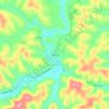 Bell City地形图、海拔、地势