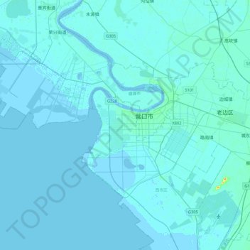 西市区地形图、海拔、地势