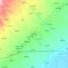 杨庄窠乡地形图、海拔、地势