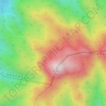 龙脊地形图、海拔、地势