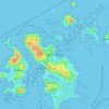 Old Grimsby地形图、海拔、地势