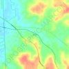 Moffet地形图、海拔、地势