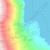 Hilo地形图、海拔、地势