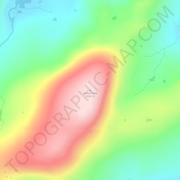 Storaurhøa地形图、海拔、地势