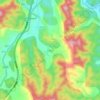 丰益村地形图、海拔、地势