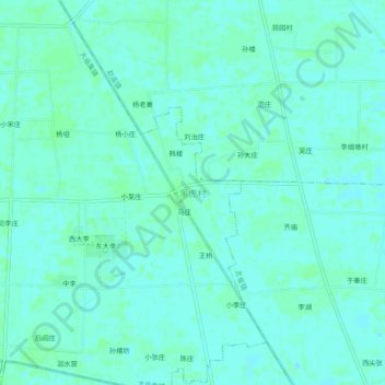 黑虎村地形图、海拔、地势