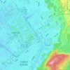 二橋地形图、海拔、地势