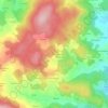 Les Guilleminches地形图、海拔、地势