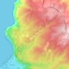 Quebrada Verde地形图、海拔、地势
