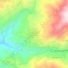 Capulálpam de Méndez地形图、海拔、地势