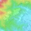 草湳地形图、海拔、地势
