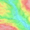 Wark地形图、海拔、地势