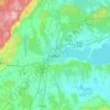 Örebro地形图、海拔、地势